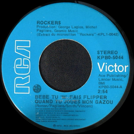Rockers - Illusion / Bebe Tu 'm' Fais Flipper / Quand Tu Joues Mon Gazou side B
