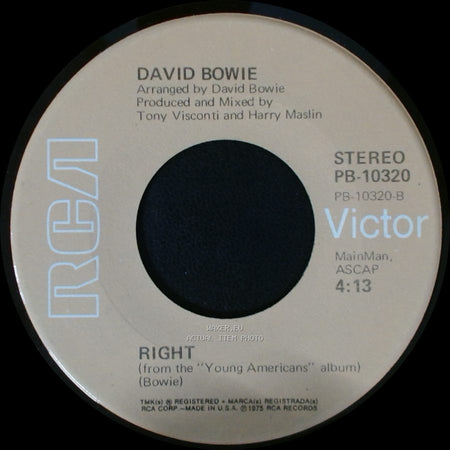 David Bowie - Fame / Right side B