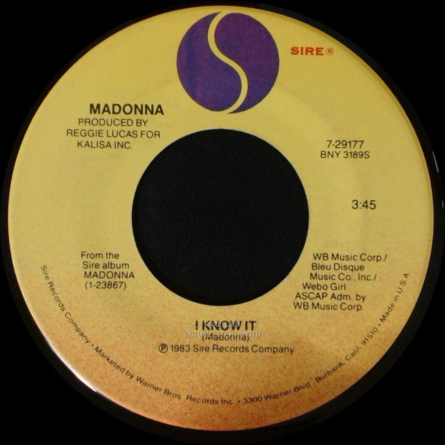 Madonna - ! Know It / Lucky Star side A