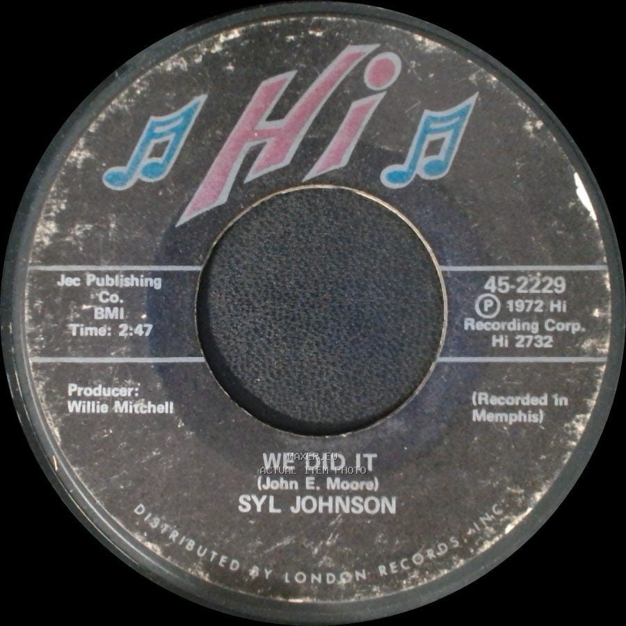 Syl Johnson - Any Way The Wind Blows / We Did It side B