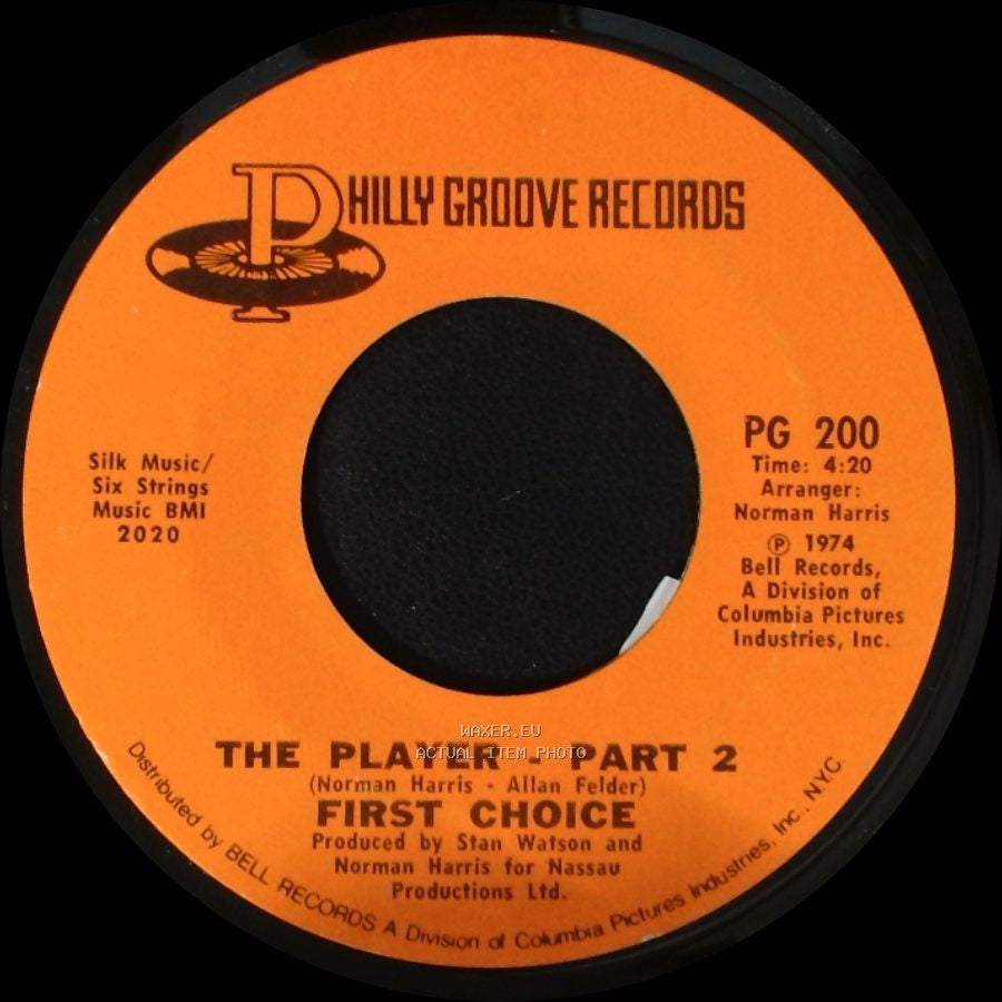 First Choice - The Player - Part 2 / The Player - Part 1 side A