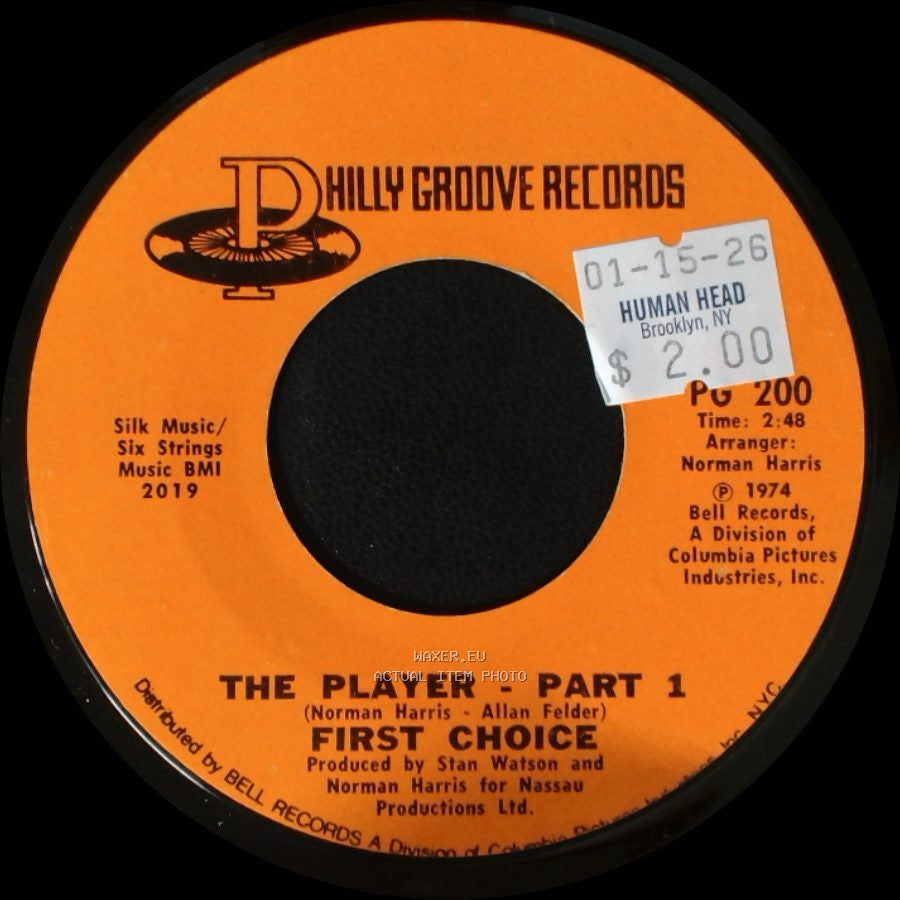 First Choice - The Player - Part 2 / The Player - Part 1 side B
