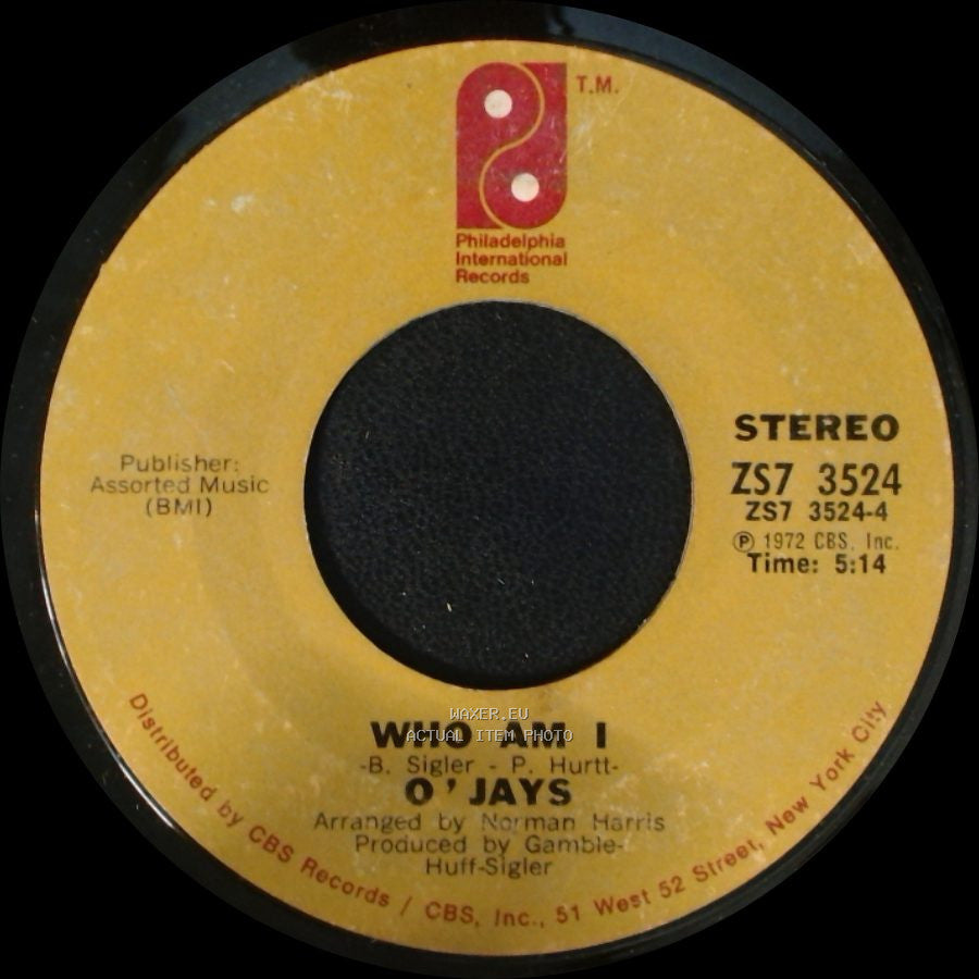 O'jays - Love Train / Who Am I side B