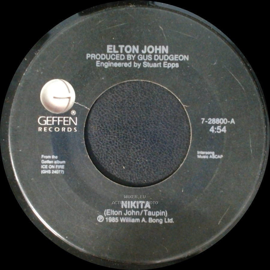 Elton John - Nikita / Restless side A
