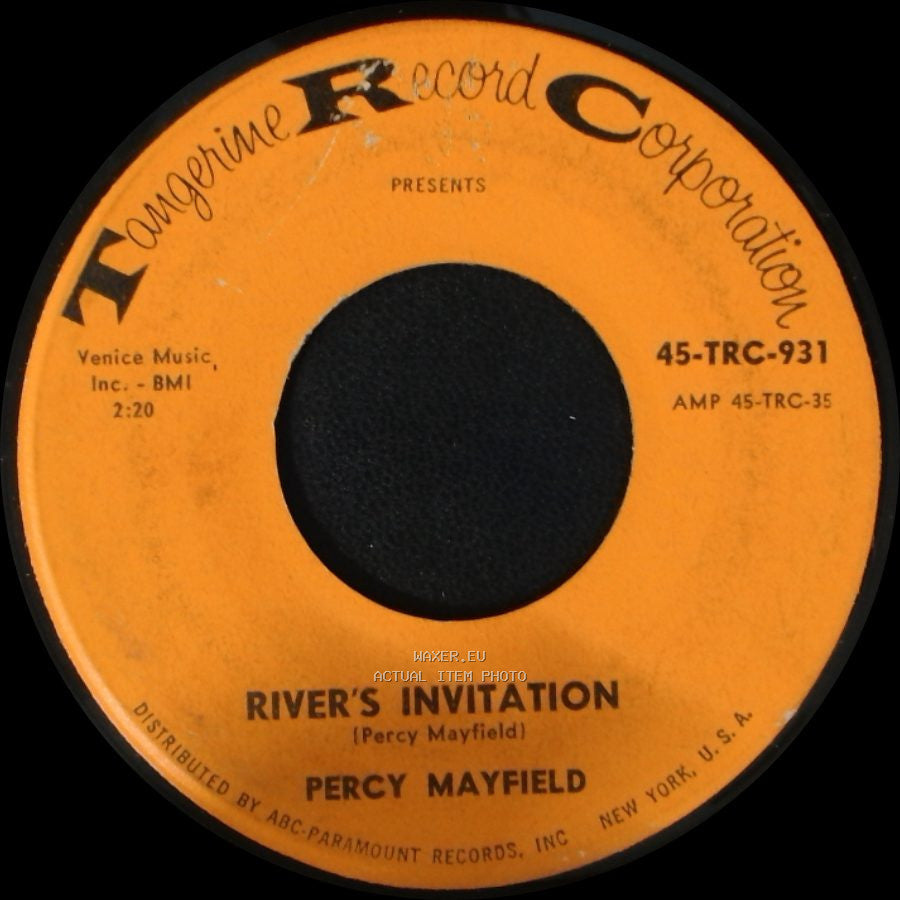 Percy Mayfield - River's Invitation / Baby Please side A