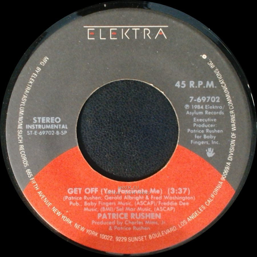 Patrice Rushen - Get Off (You Fascinate Me) / Get Off (You Fascinate Me) side A