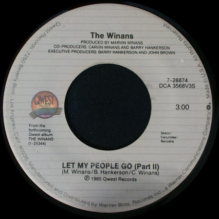 The Winans - Let My People Go (Part Ii) / Let My People Go (Part I) side A