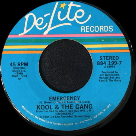 Kool & The Gang - You Are The One / Emergency side B
