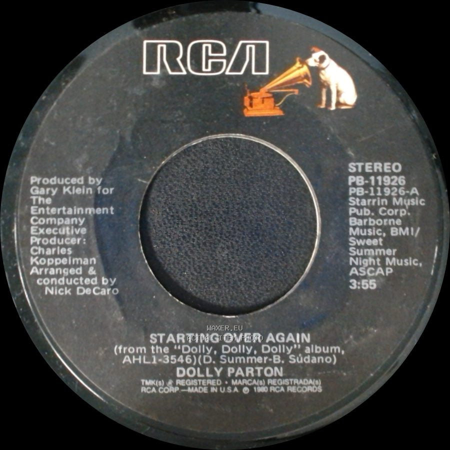 Dolly Parton - Sweet Agony / Starting Over Again side B