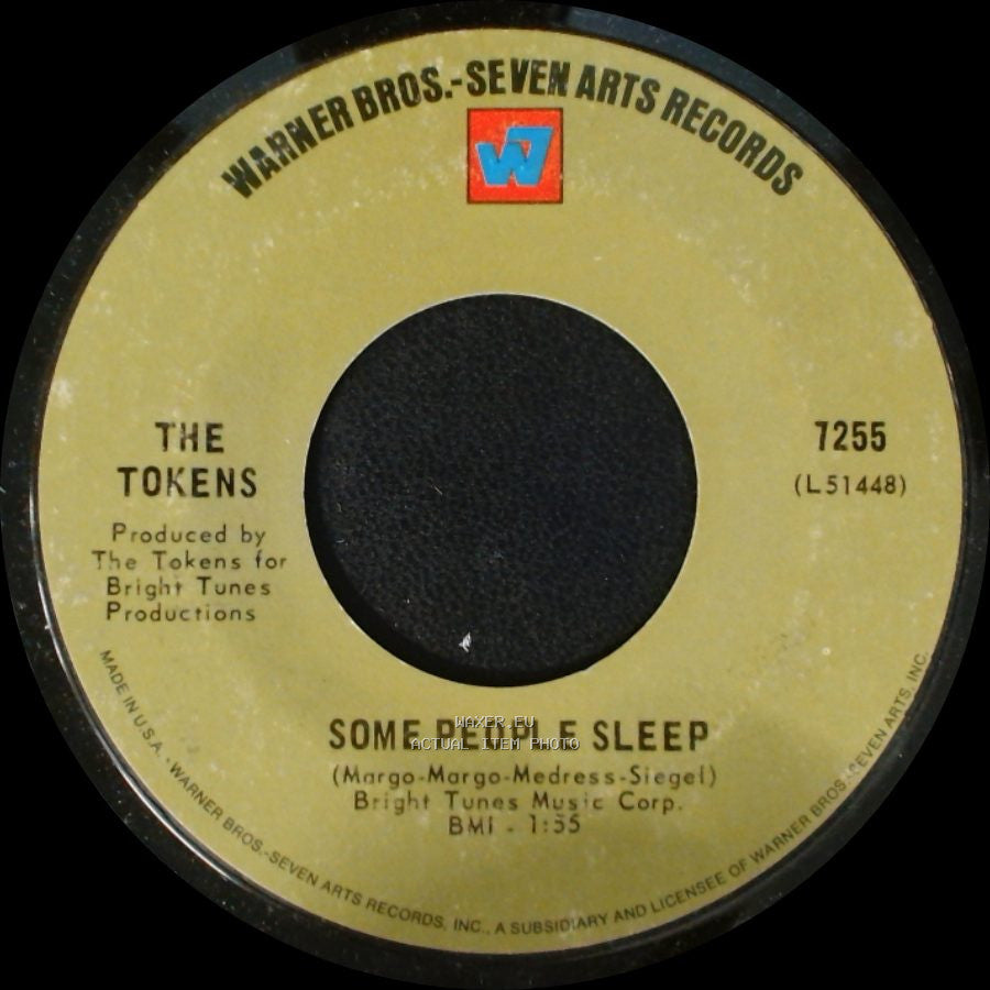 The Tokens - Some People Sleep / The World Is Full Of Wonderful Things side A