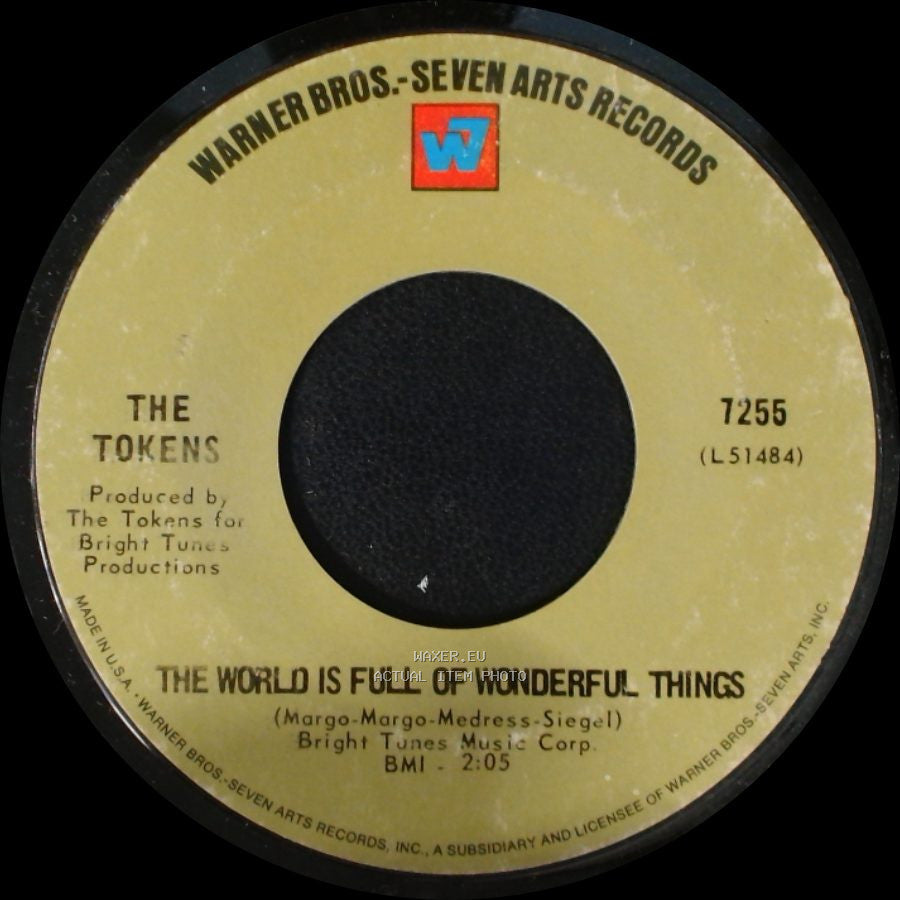 The Tokens - Some People Sleep / The World Is Full Of Wonderful Things side B