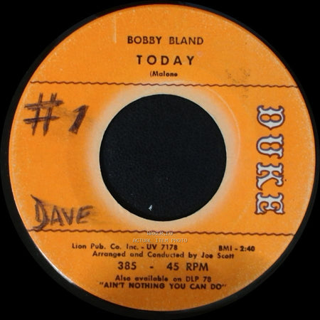 Bobby Bland - Today / These Hands (Small But Mighty) side A