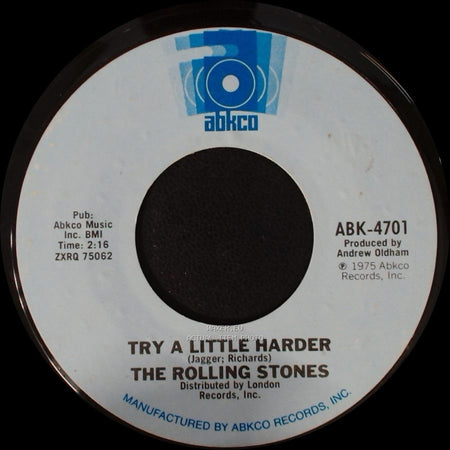 The Rolling Stones - I Don't Know Why / Try A Little Harder side B