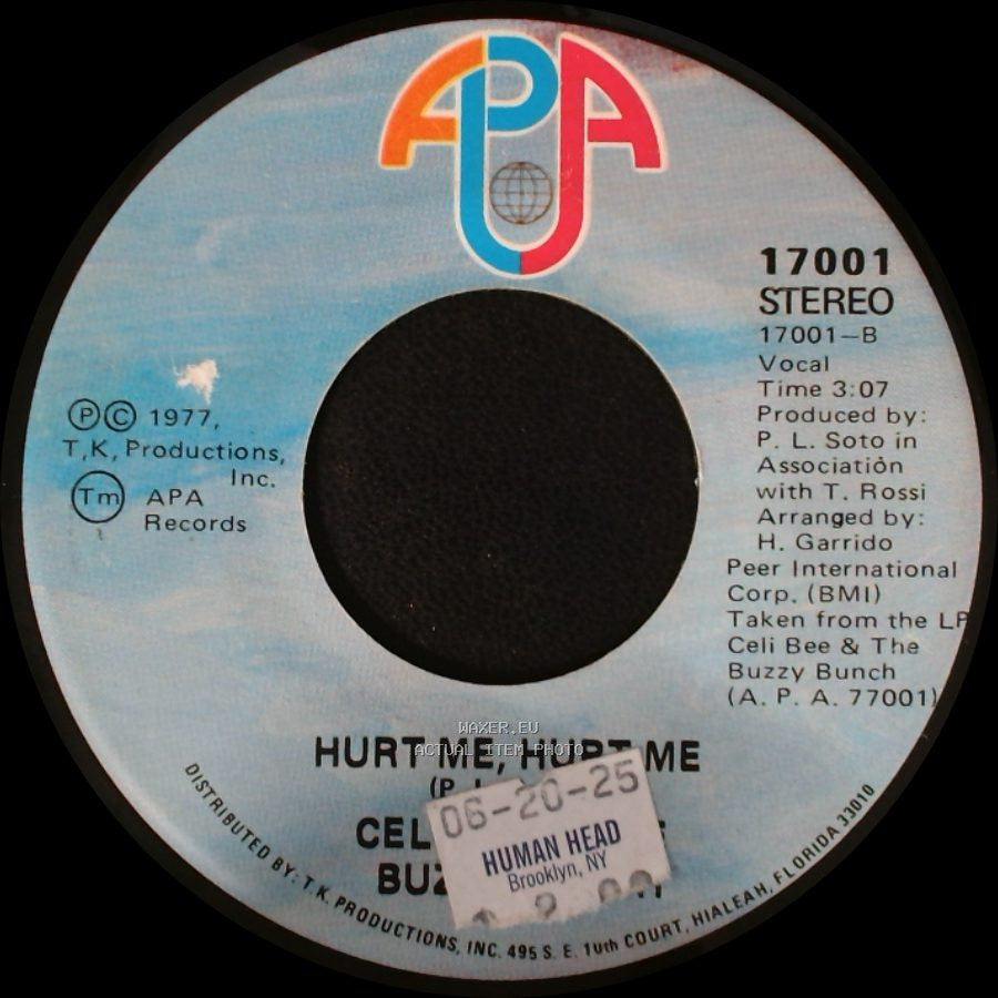 Celi Bee & The Buzzy Bunch - Superman / Hurt Me, Hurt Me side B