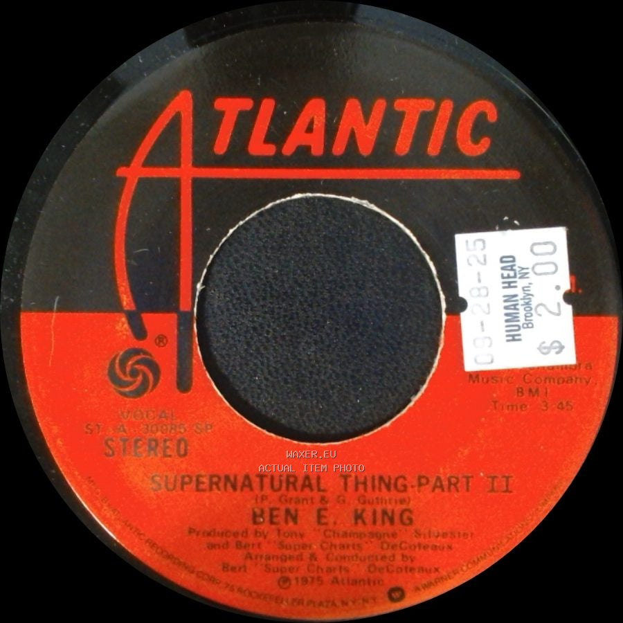 Ben E. King - Supernatural Thing - Part Ii / Supernatural Thing Part I side A