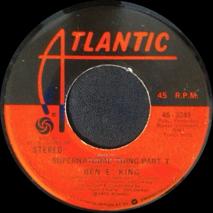 Ben E. King - Supernatural Thing - Part Ii / Supernatural Thing Part I side B