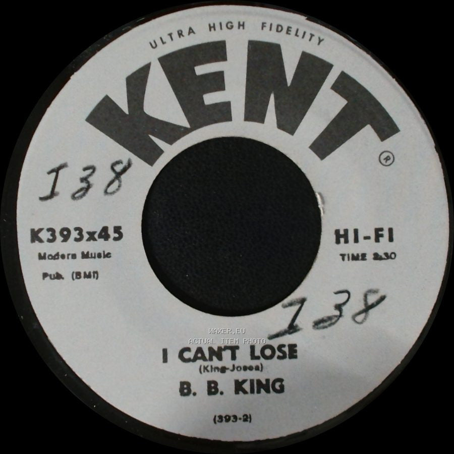 B. B. King - I Can't Lose / Rock Me Baby side A