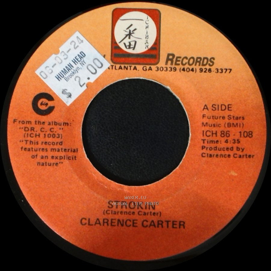 Clarence Carter - Strokin' / Love Me With Feeling side A