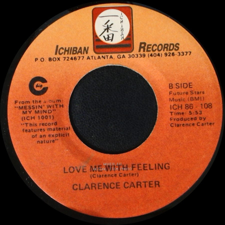 Clarence Carter - Strokin' / Love Me With Feeling side B