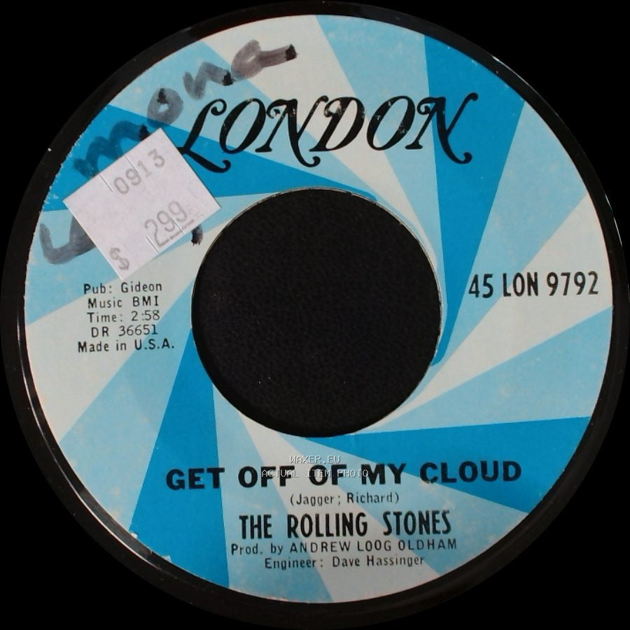 The Rolling Stones - Get Off Of My Cloud / I'm Free side A