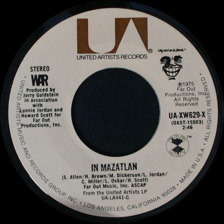 War - Why Can't We Be Friends? / In Mazatlan side B