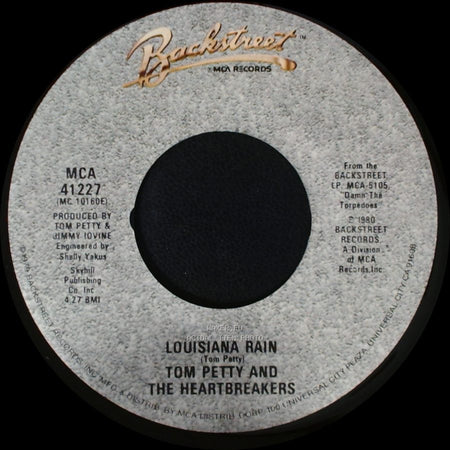 Tom Petty And The Heart Breakers - Here Comes My Girl / Louisiana Rain side B