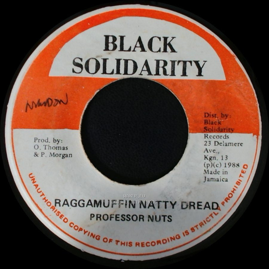 Professor Nuts / Stealie & Clevie - Raggamuffin Natty Dread / Selassie Angel side A