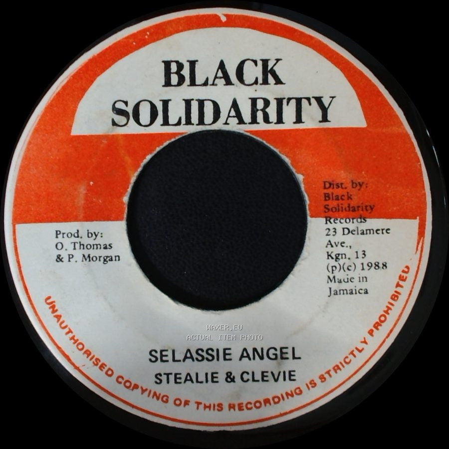 Professor Nuts / Stealie & Clevie - Raggamuffin Natty Dread / Selassie Angel side B