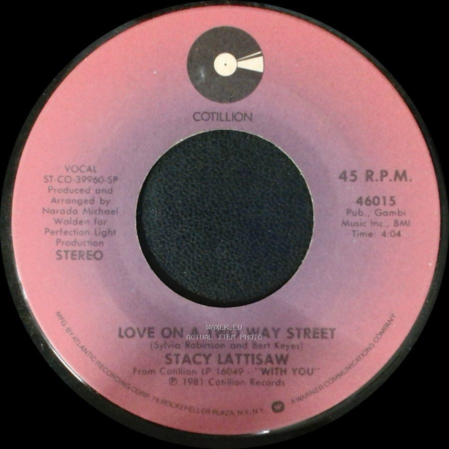 Stacy Lattisaw - Love On A Two Way Street / Baby I Love You side A