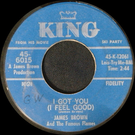 James Brown And The Famous Flames - I Can't Help It (I Just Do-Do-Do) / I Got You (I Feel Good) side B