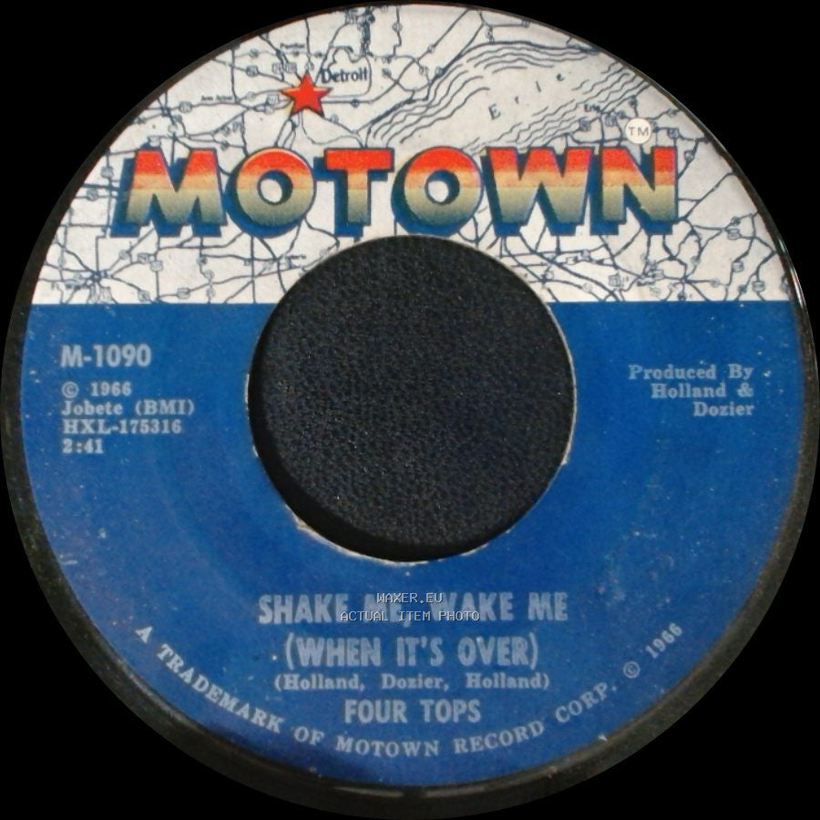 Four Tops - Just As Long As You Need Me / Shake Me, Wake Me (When It's Over) side B