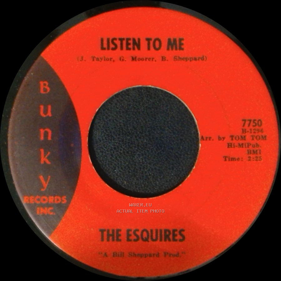 The Esquires - Get On Up / Listen To Me side B