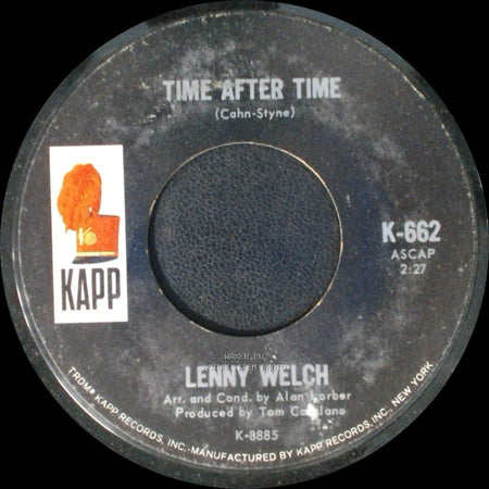 Lenny Welch - Darling Take Me Back / Time After Time side B