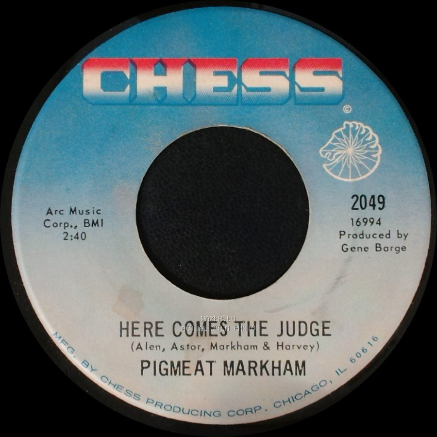 Pigmeat Markham - The Trial / Here Comes The Judge side B