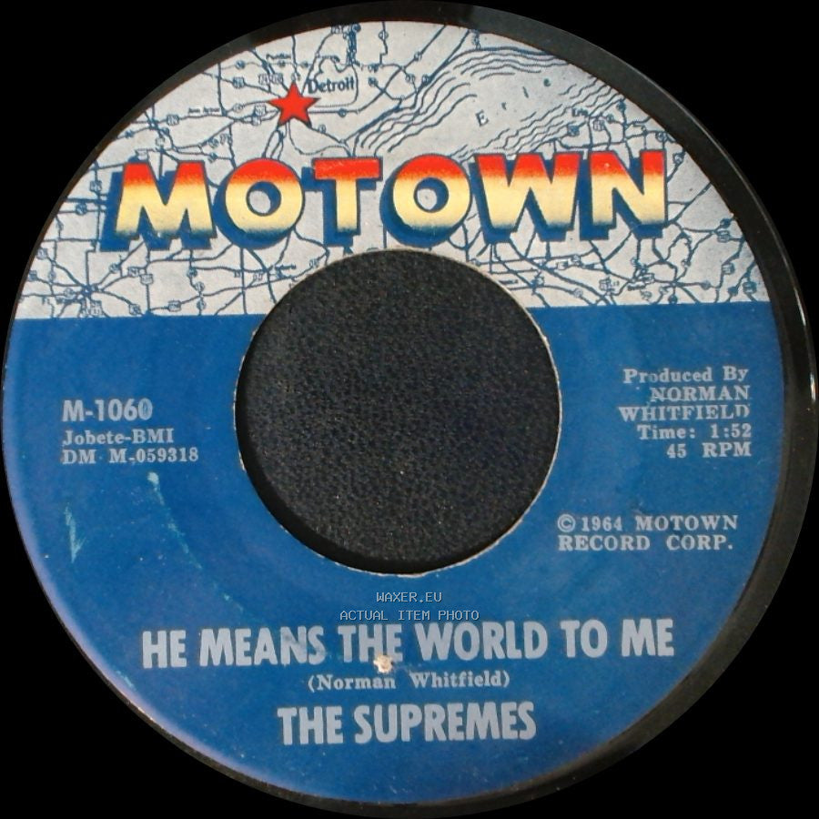 The Supremes - Where Did Our Love Go / He Means The World To Me side B