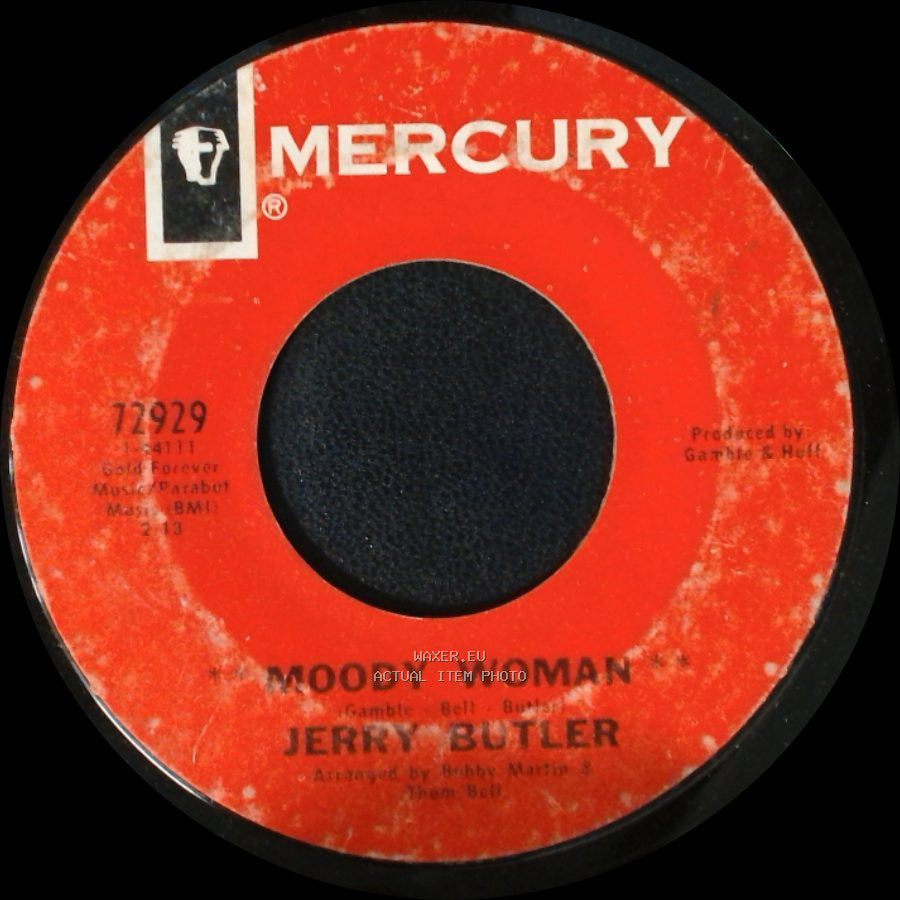 Jerry Butler - Moody Woman / Go Away - Find Yourself side A
