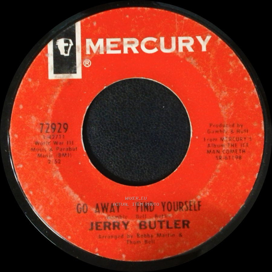 Jerry Butler - Moody Woman / Go Away - Find Yourself side B