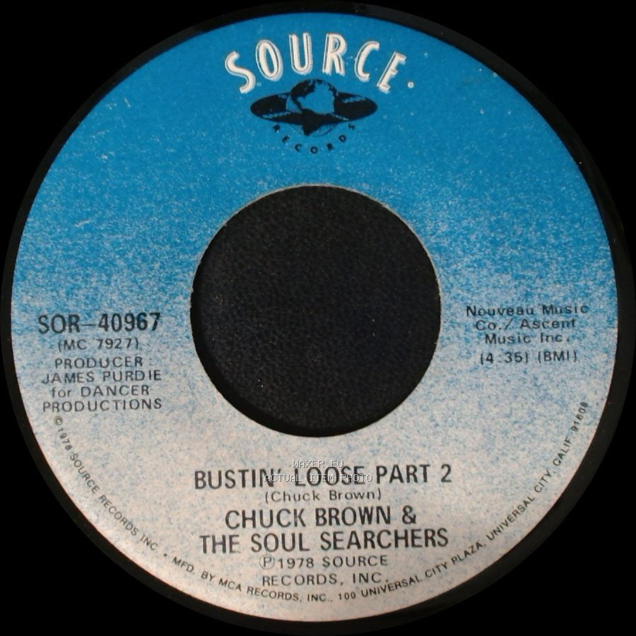 Chuck Brown & The Soul Searchers - Bustin' Loose Part 1 / Bustin' Loose Part 2 side B