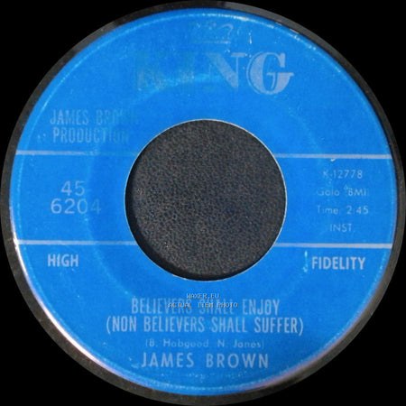 James Brown - Tit For Tat (Ain't No Taking Back) / Believers Shall Enjoy (Non Believers Shall Suffer) side B