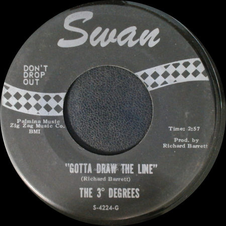 The 3° Degrees - Close Your Eyes / Gotta Draw The Line side B