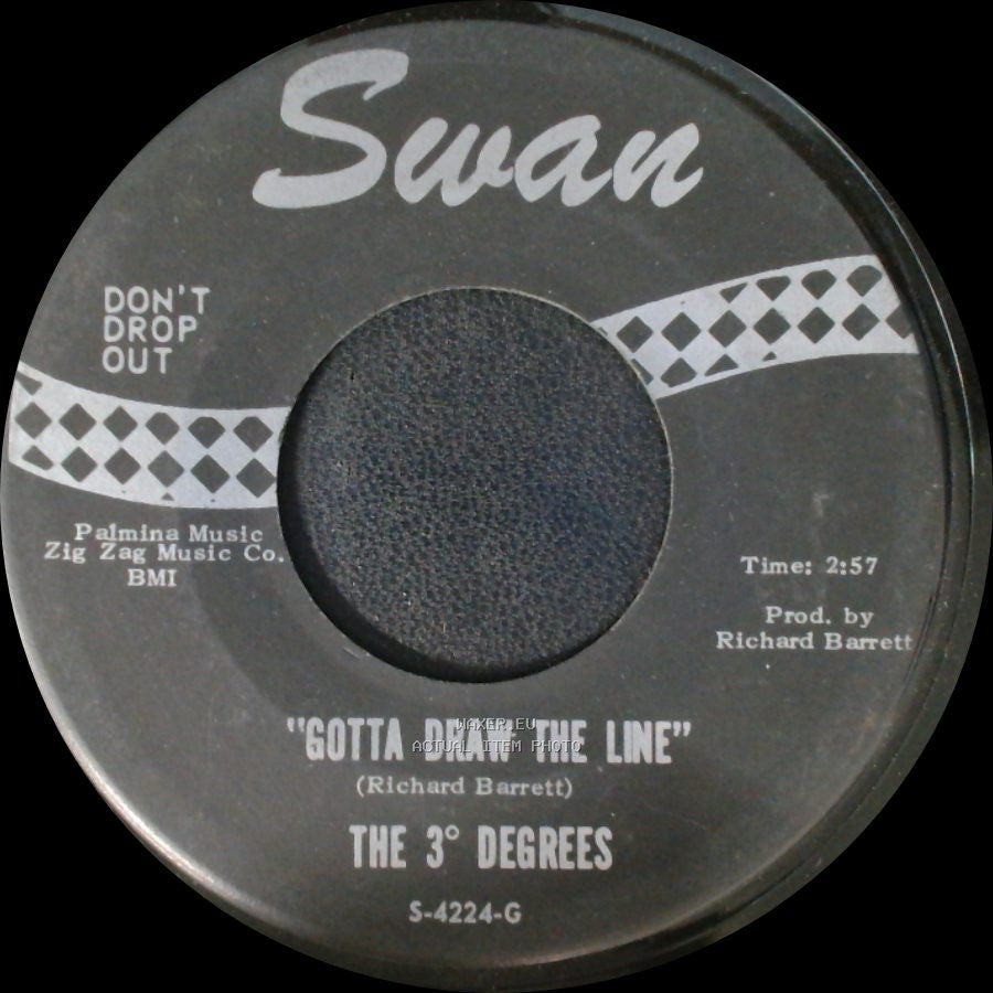 The 3° Degrees - Close Your Eyes / Gotta Draw The Line side B