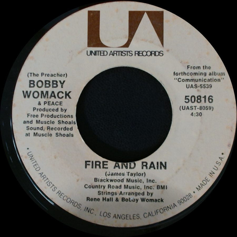 Bobby Womack & Peace - Fire And Rain / Communication side A