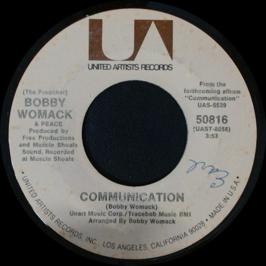 Bobby Womack & Peace - Fire And Rain / Communication side B