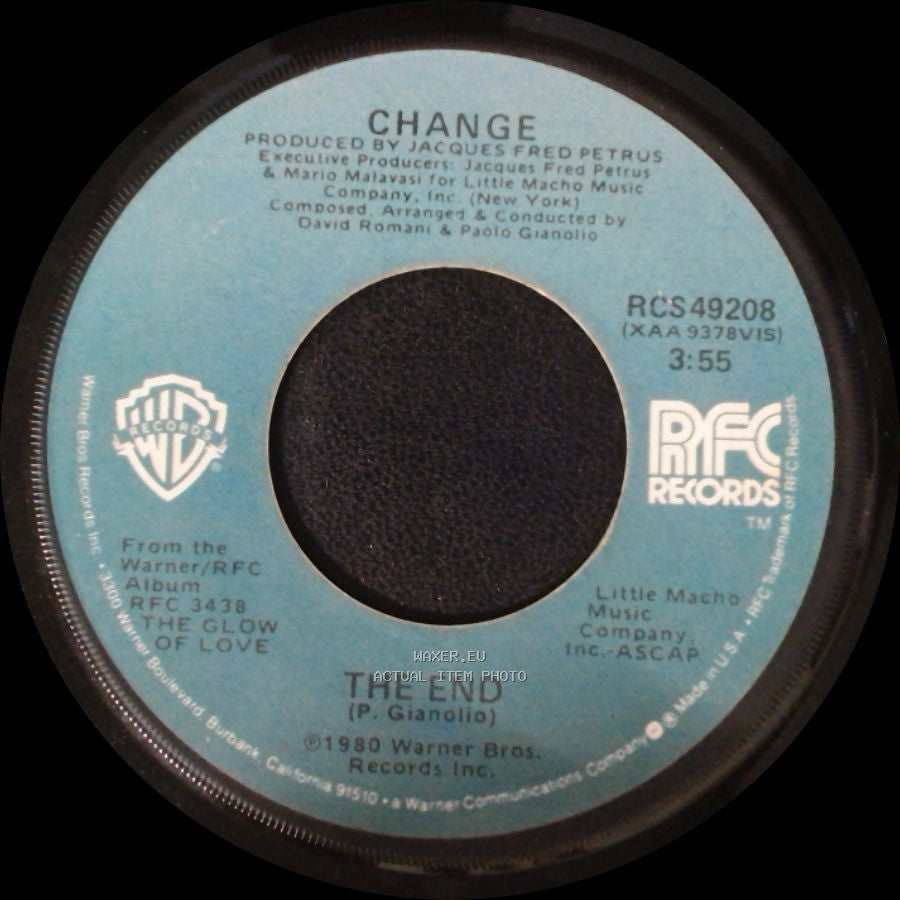 Change - A Lover's Holiday (Edit) / The End side B