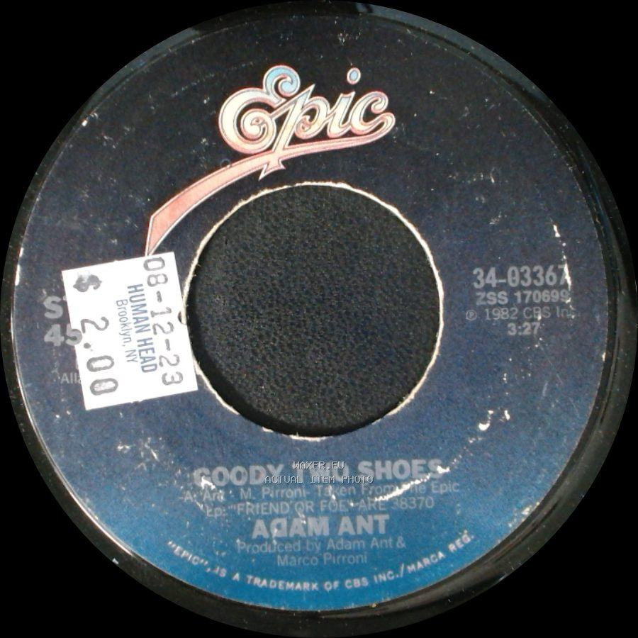 Adam Ant - Crackpot History / Goody Two Shoes side B