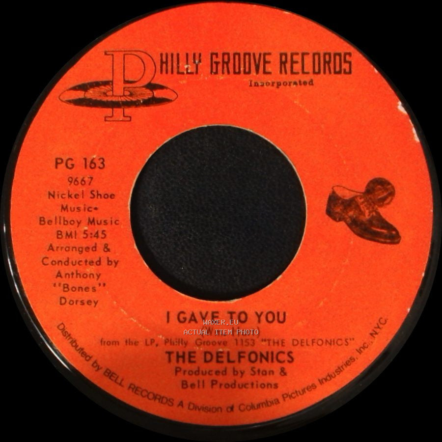The Delfonics - When You Get Right Down To It / I Gave To You side B