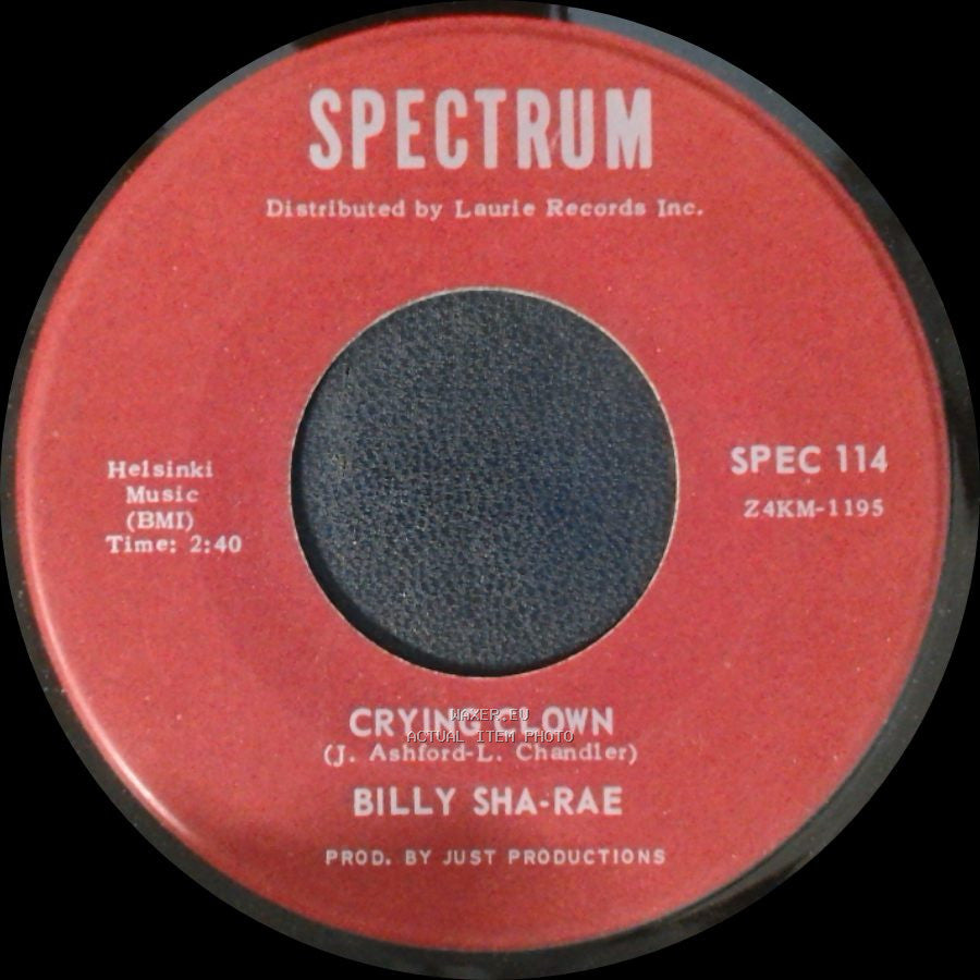 Billy Sha-Rae - Do It / Crying Clown side B