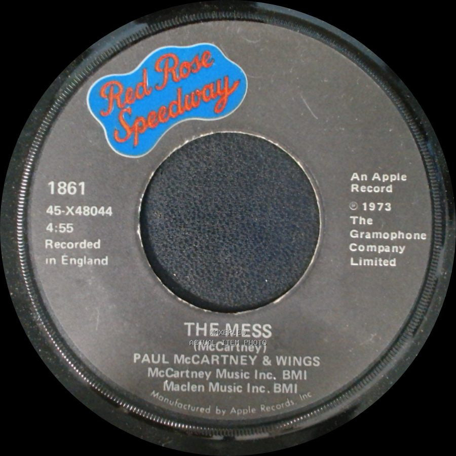 Paul Mccartney & Wings - The Mess / My Love side A