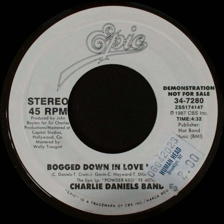 Charlie Daniels Band - Bogged Down In Love / Bogged Down In Love With You side A