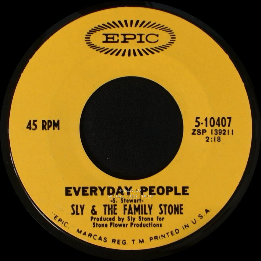 Sly & The Family Stone - Sing A Simple Song / Everyday People side B